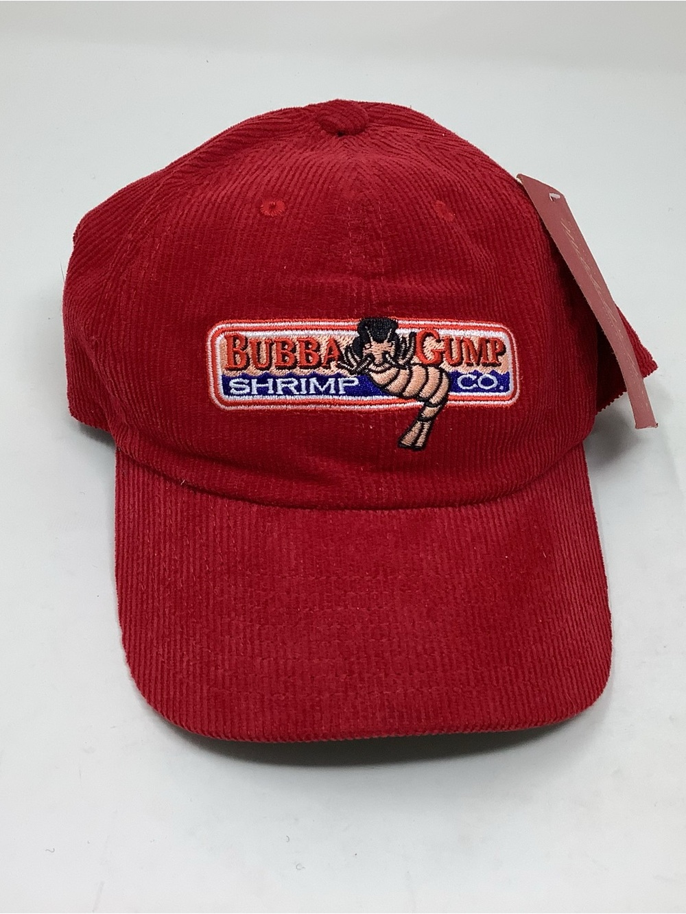 NWT Mitchell & Ness Bubba Gump Red Corduroy Dad Hat